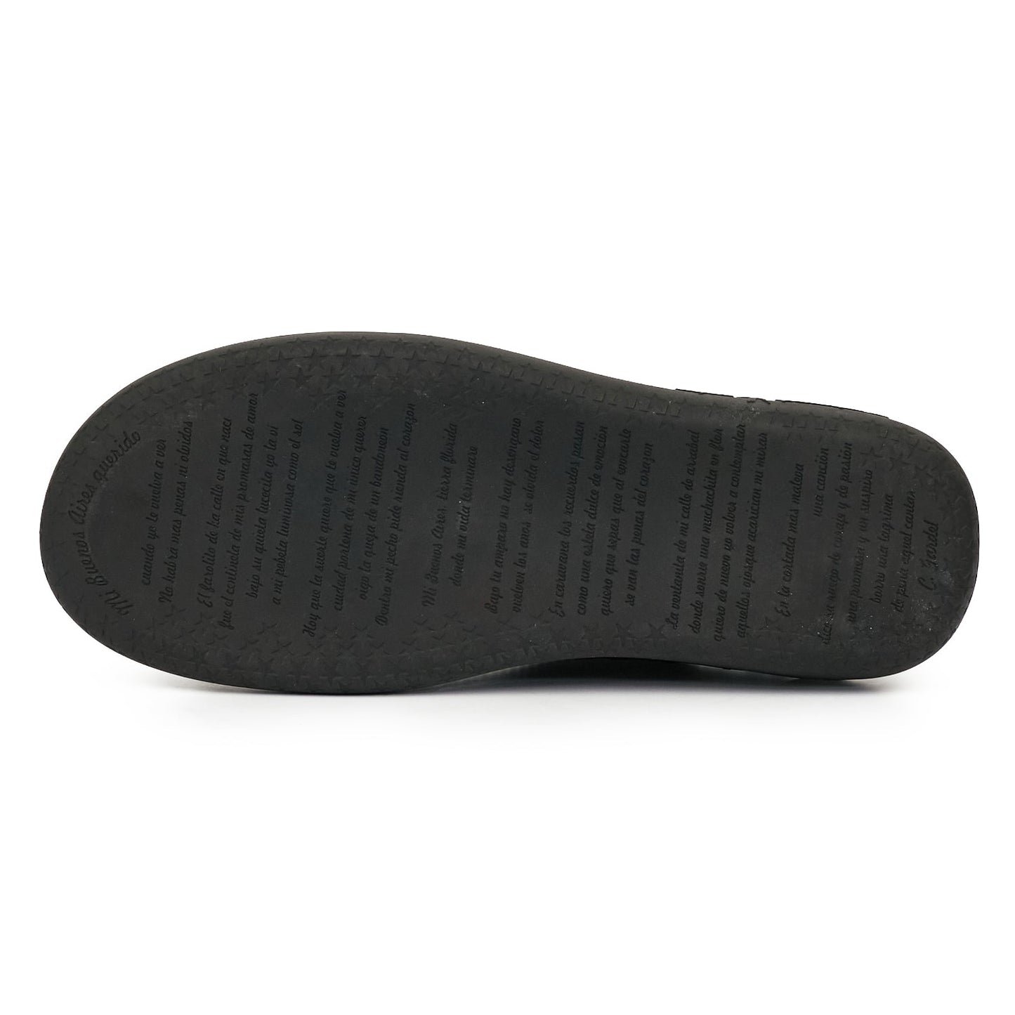 ZAPATILLA TANGO NEGRO GASTADO